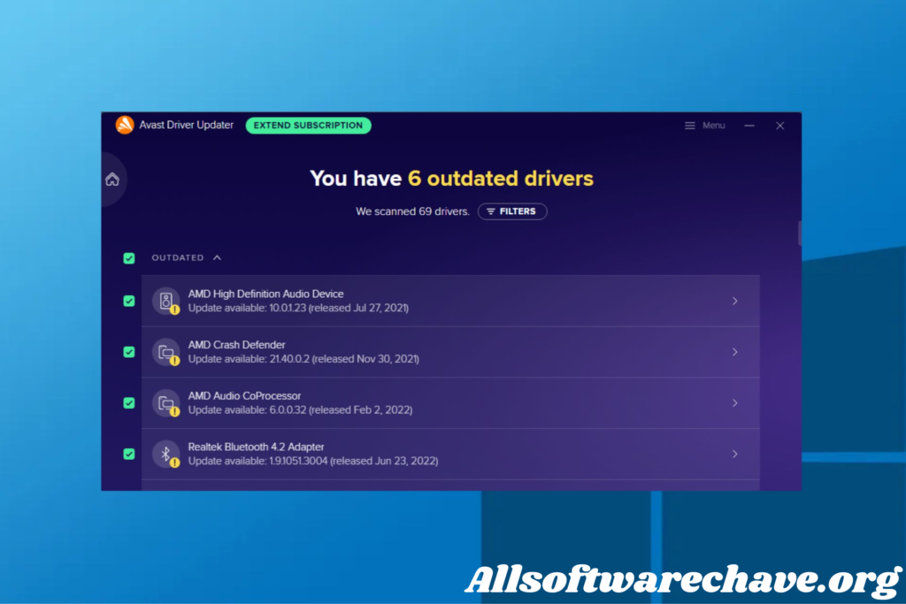 avast driver updater